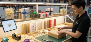 emballage cadeau logistique