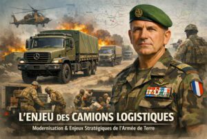 Enjeu des camions logistiques - arm&eacute;e de Terre