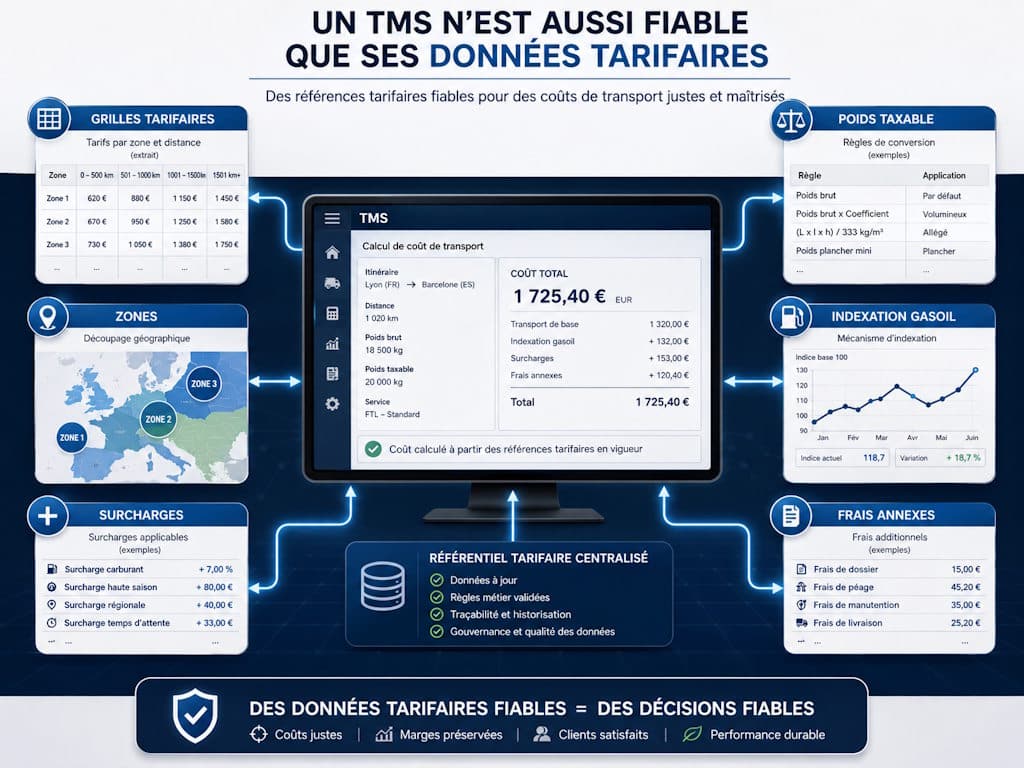 data tarifaire en logistique